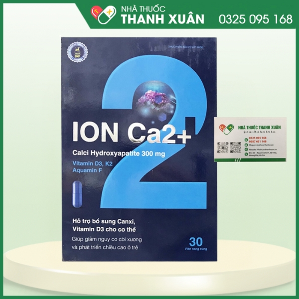 ION Ca2+ - Giúp xương và răng chắc khỏe